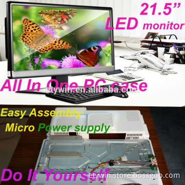 OEM all-in-one pc with DIY computer hardware 21.5"LED monitor for all in one desktop computer